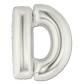 14inch Air-Inflated Letter "D" Foil Balloon