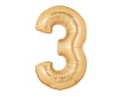 Number 3 Megaloon-Gold