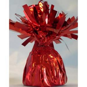 Red Mylar Balloon Weight