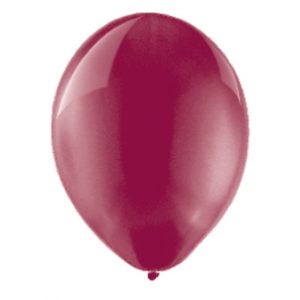 25 Pcs Burgundy Solid Color latex Pack