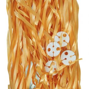 Gold Pre-cut Ribbon and Clips 25pcs