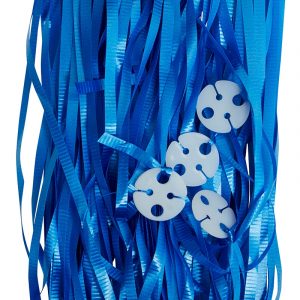 Royal Blue Pre-cut Ribbon and Clips 25pcs