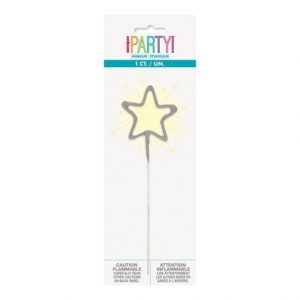 Star  sparkler candle