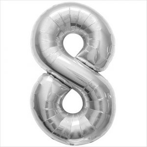 Number 8 Megaloon- Silver