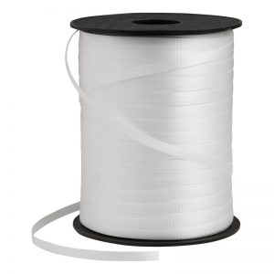 White Balloon Ribbon Spool