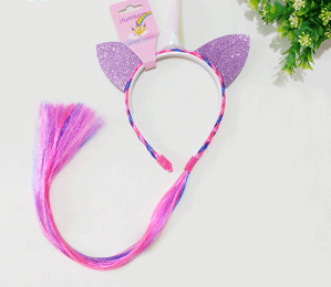 Sparkly Purple and Pink Unicorn Headband