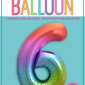 Number 6 Megaloon-Rainbow