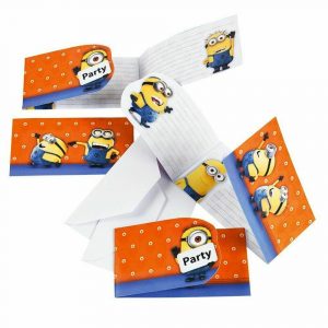 Despicable Me Minions Invites