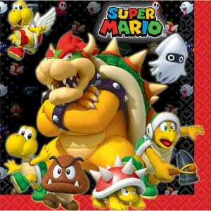 Super Mario Bros Lunch Napkins
