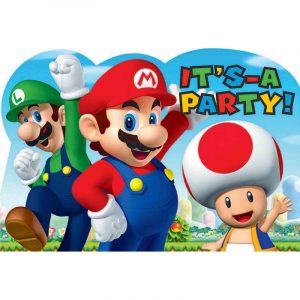 Super Mario Bros Invites