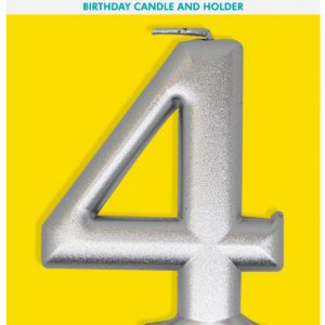 4 Silver Candle
