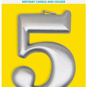 5 Silver Candle