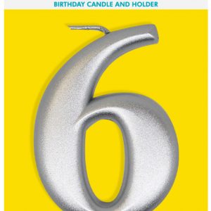 6 Silver Candle