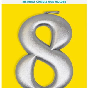 8 Silver Candle