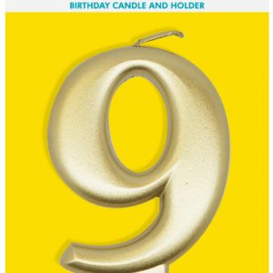9 Gold Candle