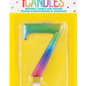 7 Rainbow Candle