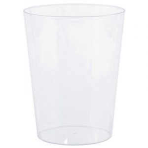 Cylinder Container Plastic Clear L