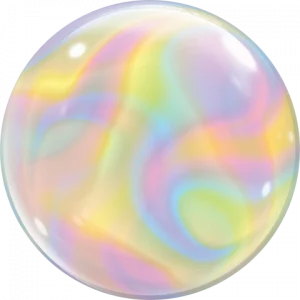 Iridescent Bubble Balloon