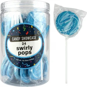 Swirly Pops Blue 24pk