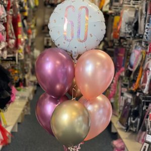 60th Balloon Arrangement