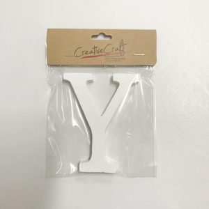 Craft Wood Letter "Y"