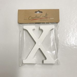 Craft Wood Letter "X"