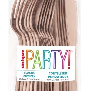 ASSORTED FOIL CULTERIES- ROSE GOLD