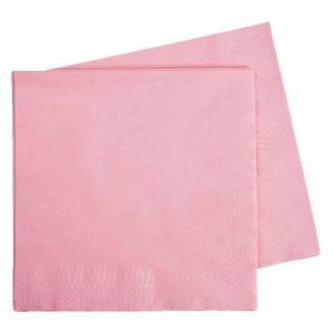 CLASSIC PINK DINNER NAPKINS