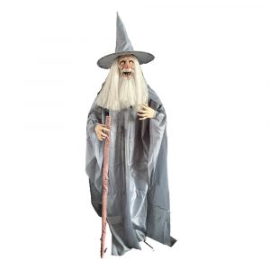 Standing Animated Wizard w/ Staff