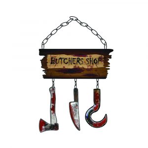 Hanging Bloody Plaque w/ Tools