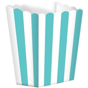 Robin's Egg Blue Stripe Treat Box