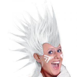 White Mohawk wig