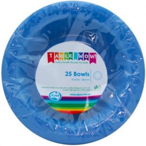 Snack Bowls Royal Blue 20pk 180mm