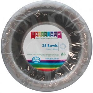 Snack Bowls Silver 20pk 180mm
