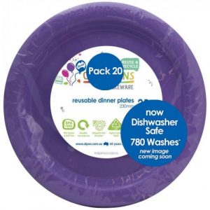 Dinner Plate Lilac 20pk 230mm