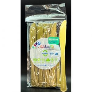 Gold Heavy Duty Knives 20pk 190mm