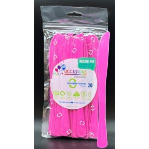 Magenta Heavy Duty Knives 20pk 190mm