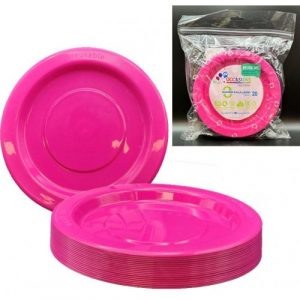 Snack Plate Magenta 20pk 180mm