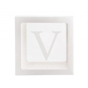 “V” Letter Sticker