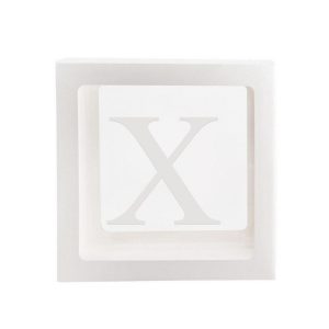“X” Letter Sticker