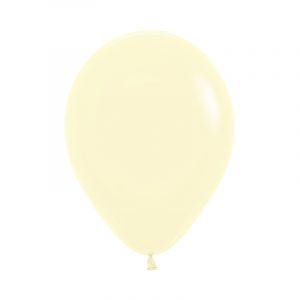 25 pk Pastel Yellow Latex Balloon