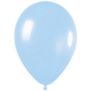 25 pk Pastel Blue Latex Balloon