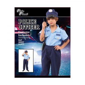 BOY POLICEMAN-INCLUDING HAT, SHIRT. PANTS