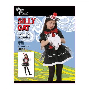 DR. SEUSS COSTUME-INCLUDING SHIRT, DRESS, HEADPIECE, GLOVES