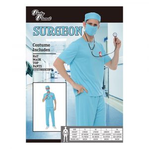 DOCTOR- INCLUDING HAT, MASK, TOP, PANTS, STETHOSCOPE