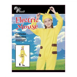 ELECTRIC MOUSE-INCLUDING JUMPSUIT W/HOOD - PIKACHU