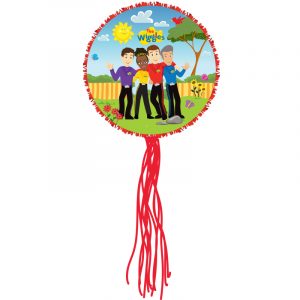 The Wiggles Party Expandable Pull String Drum Pinata